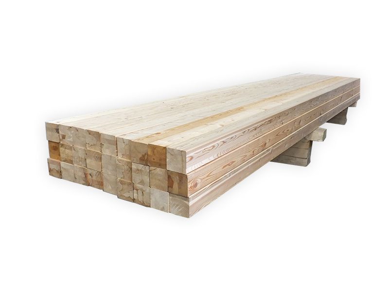 Heim. Lärche Unterkonstruktion 80 x 80 mm