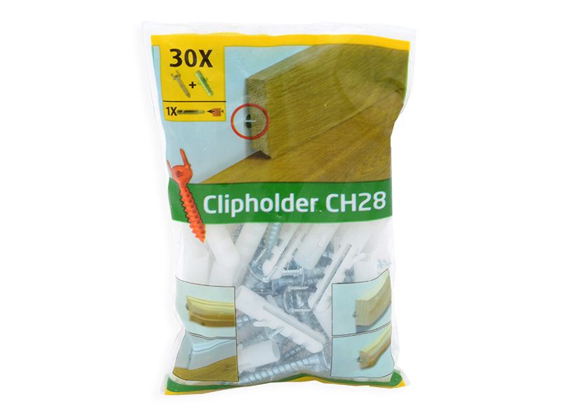 Fußleistenset CH28 zur unsichtbaren Befestigung