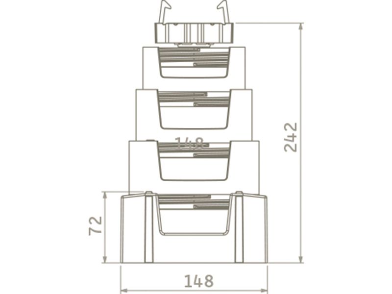 megawood VARIO FIX II (44-242); 295 x 148 mm