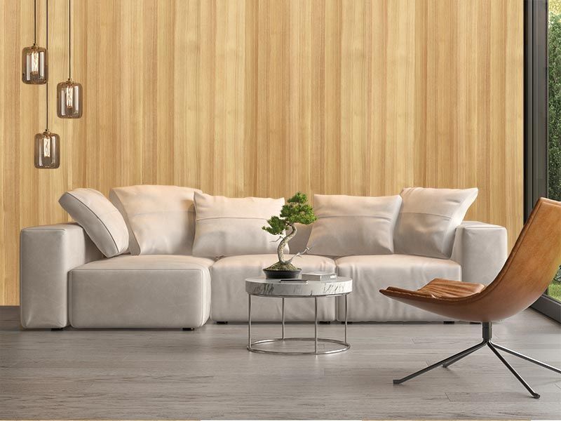 0.8 mm Lärche Furnier auf Vlies