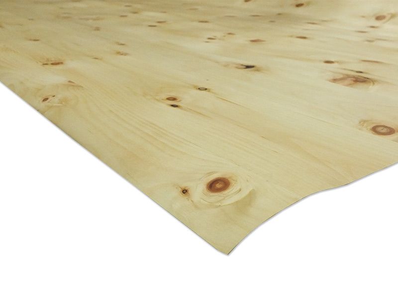 0.9 mm Zirbe Furnier auf Vlies