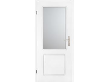 G Profiltür Modell Como CL 2 Weißlack 9016