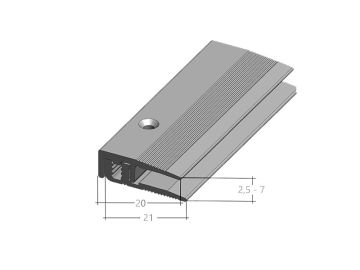 S Abschlussprofil 8233 (2,5 - 7 mm) 