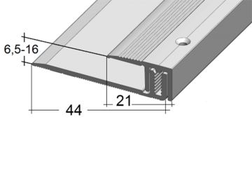 S Abschlussprofil 8223 breite Basis (6,5-16 mm) 
