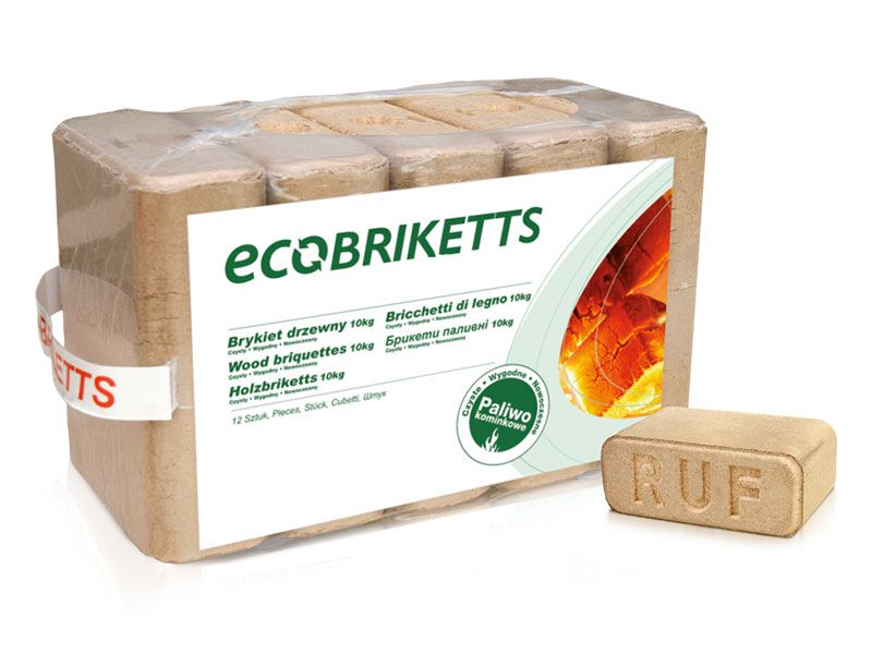 Mischholzbriketts  - Heizwert 4 kWh/kg