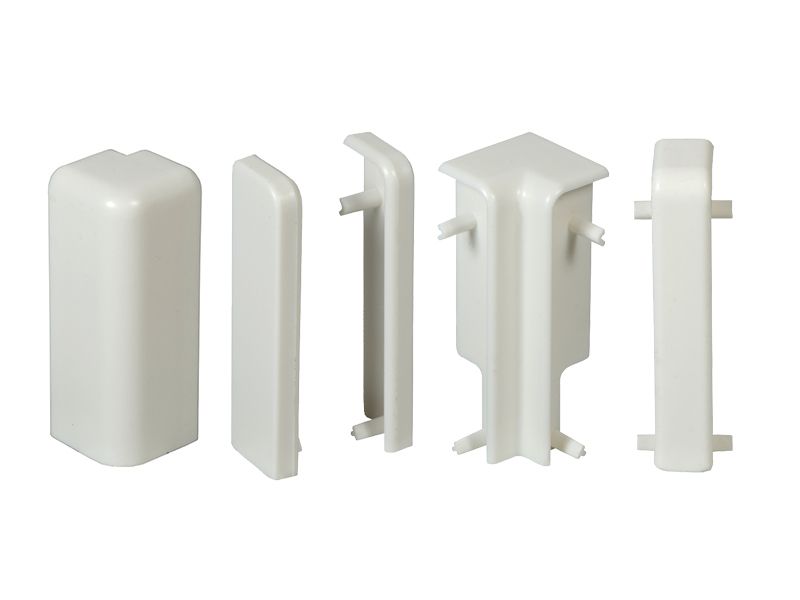 Formteile-Set 8-teilig f. Sockelleiste Cube 15x58