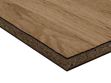 Holz in Form Design-Platte - Träger: Spanplatte