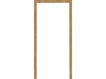 A Durchgangszarge CPL Fachwerk Eiche Honig längs