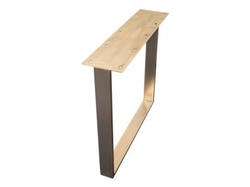 720 mm Edelstahl Untergestell m. durchg. Befestig.