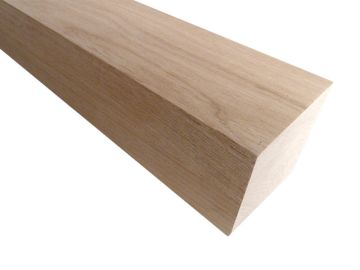 80 x 80 mm Euro Eiche Massiv Tischbein