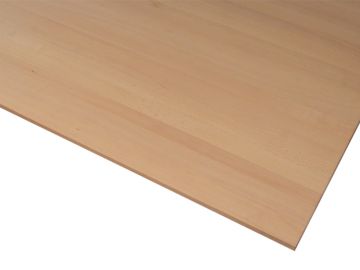 19 mm LARBON Massivplatte Buche leicht ged.