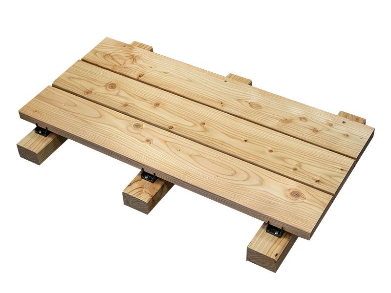 Mustertafel Holz Terrassendiele 800 x 500 mm