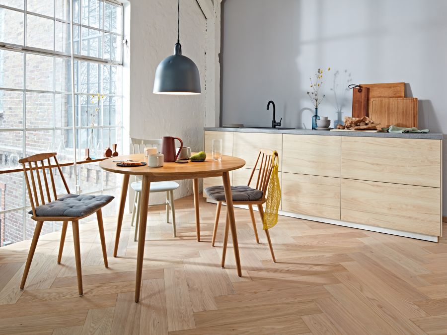 2249 Boen 3-S. Parkett Fischgrät Click B-Diele