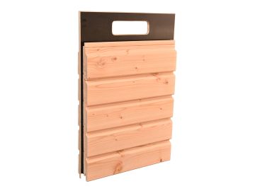 Mustertafel 5 für Fassaden-Musterbox Holzbau 