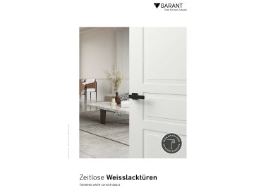 Garant Weißlack-Broschüre