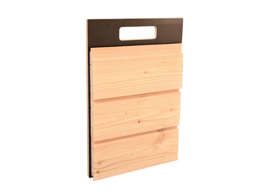 Mustertafel 4 für Fassaden-Musterbox Holzbau 