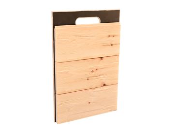 Mustertafel 8 für Fassaden-Musterbox Holzbau 