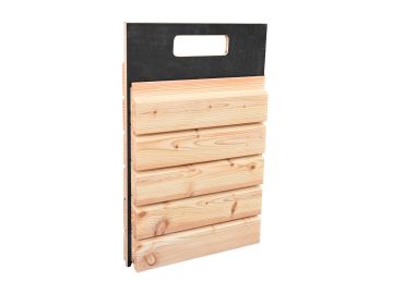 Mustertafel 9 für Fassaden-Musterbox Holzbau 