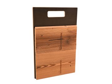 Mustertafel 100 für Fassaden-Musterbox Holzbau 