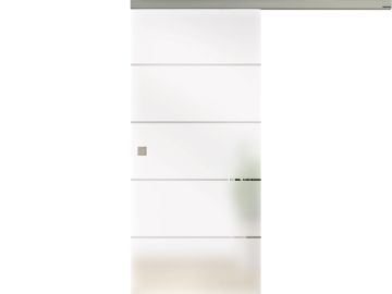 l&h Ganzglasschiebetür ESG Atos-Str.klar