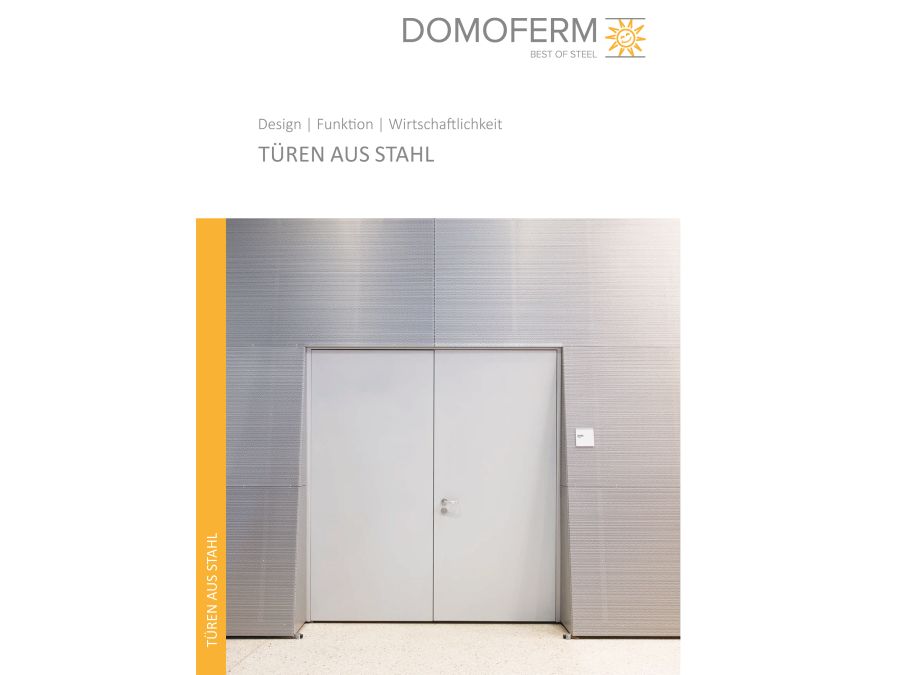 Türen aus Stahl - Domoferm Best of Steel Prospekt